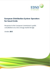 EDSO response to the European Commission’s public consultation on a new energy market design
